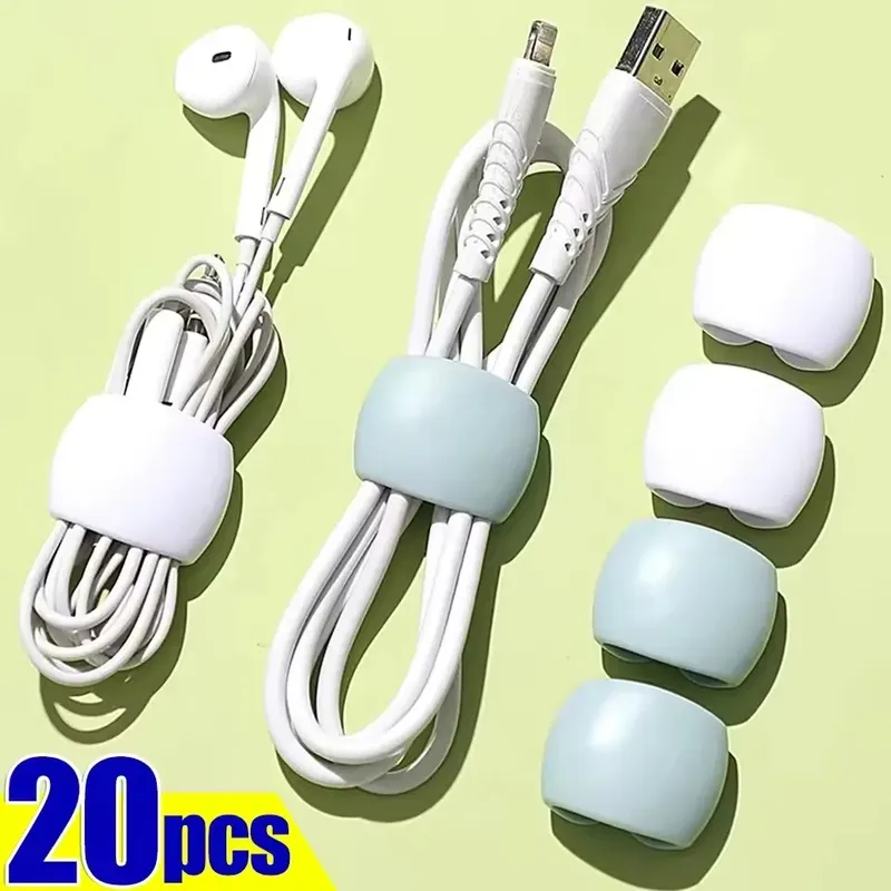 Ladekabel Protektoren Kopfhörer Halter Kabel Clip Datenleitung Lagerung Wickler Draht Organizer Schnalle Handy Kabel Management