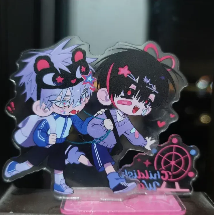 Neue selbstgemachte Anime Peripherie Alien Bühne Acryl Stehende Plaque Desktop Dekoration Zimmer Ornament Nette Fans Geburtstag Geschenk Spielzeug