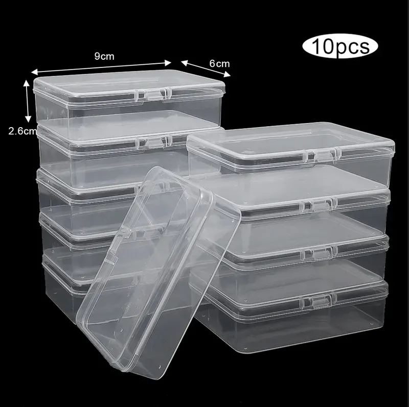 3/5/10Pcs Transparente Kunststoff Boxen Spielkarten Container Lagerung Fall Verpackung Poker Spiel Karte Box Brettspiele karte Veranstalter