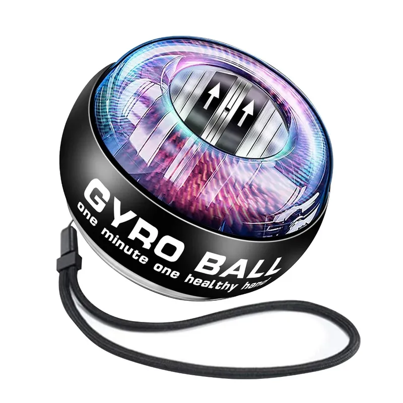 Handgelenk-Kraftball mit Auto-Start, Griffkraft-Verstärker, Gyroskopischer Arm-Gyro, Handball für Heimfitness, Unterarmtrainer ﻿