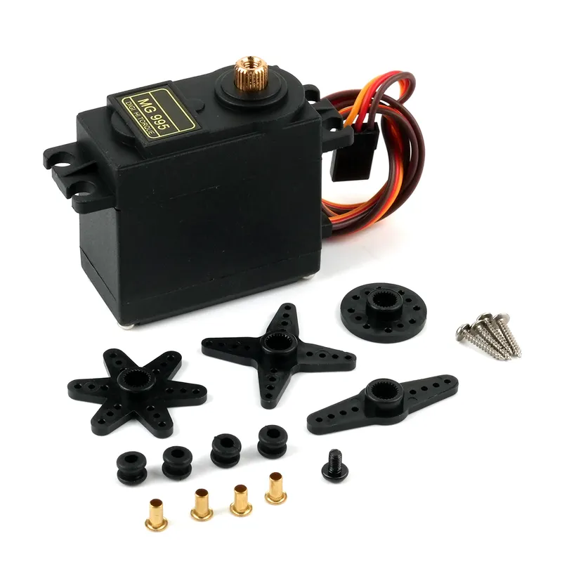 15 kg RC-Servos Standard Digital MG995 Servo 180/270/360 Grad Ganzmetallgetriebe für Arduino UN O JR Auto RC Modell Hubschrauber Boot