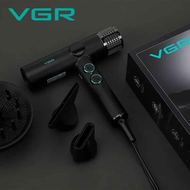 VGR Haartrockner Professionell Heiß- und Kalteinstellung 110000 U/min Föhn Bürstenloser Motor Haarstyling-Föhn Maschine V-401 V-640 HD