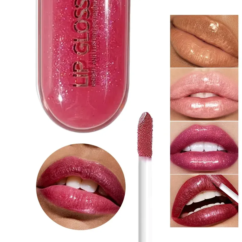 Weihnachten, 12 Farben, glitzernder Lipgloss, langlebig, Diamant-Perlglanz, metallischer flüssiger Lippenstift, feuchtigkeitsspendende Lippenglasur, Kosmetik