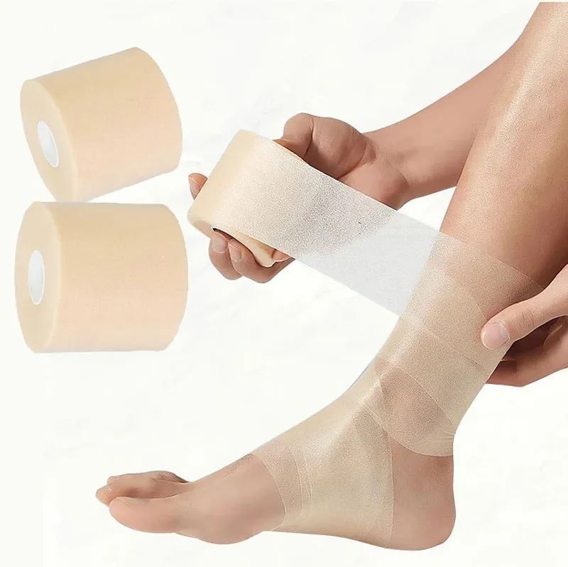 2 Rollen 40 m Bügel-Schaumstoffband, sportliches Vorwickelband, elastisch, atmungsaktiv, weich, Schutzbandage, reduziert Allergienbeschwerden
