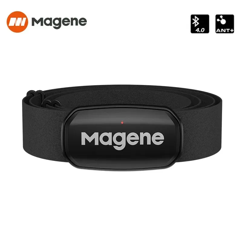 Magene Herzfrequenzsensor H303 Bluetooth ANT Upgrade HR Monitor mit Brustgurt Dual Mode Computer Fahrrad Sportband Gürtel