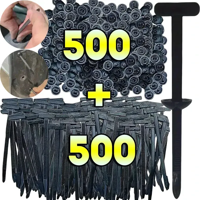 Universal Nylon Kabelbinder Schnalle Auto Verschluss Schraube Ersatz Clip Auto Kotflügel Stamm Motor Schutz Panel Draht Management Sicher
