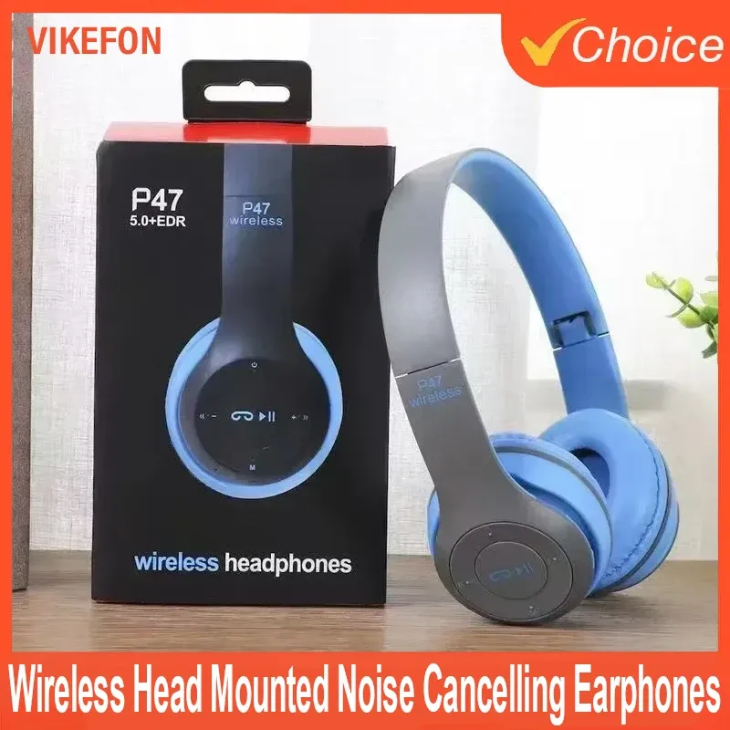 Multifunktionales, tragbares, faltbares, am Kopf montiertes kabelloses Bluetooth 5.0-Headset für Bluetooth-Verbindung, TF-Karte, kabelgebundene Verbindung