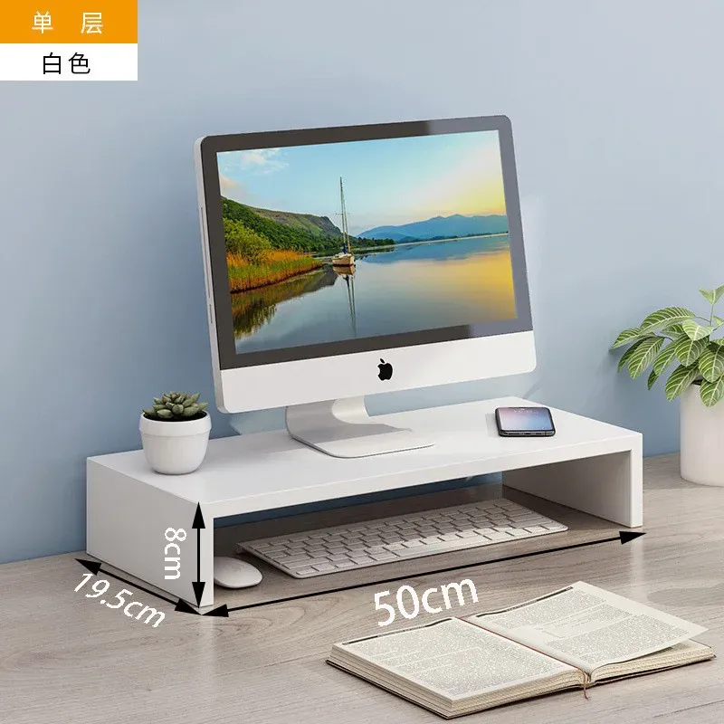 Desktop-Computer-Riser-Ständer, ideal für Schlafsaal-Schreibtische – erhöht Ihren Monitor, um die Ergonomie zu verbessern und den Platz darunter frei