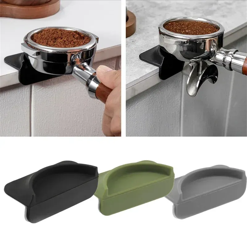 1PC Kaffee Tamper Matte Food Grade Silikon Pad Kaffeemaschine Griff Bar Ecke Pad Presse Pulver Tuch Pulver Hilfs Matte