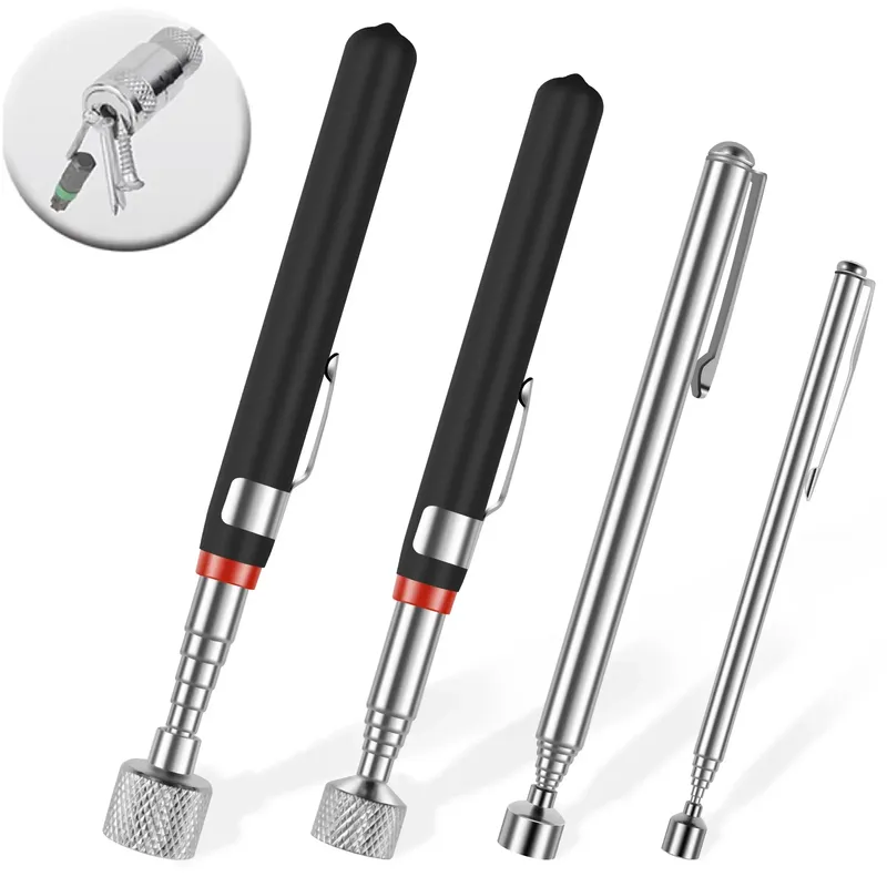 Magnetisches Pickup-Werkzeug, tragbar, teleskopisch, magnetischer Stab, Edelstahl, zum Aufnehmen von Mutter, Bolzen, Magnet, Stick, Grabber, Schraube, Magnetwerkzeug