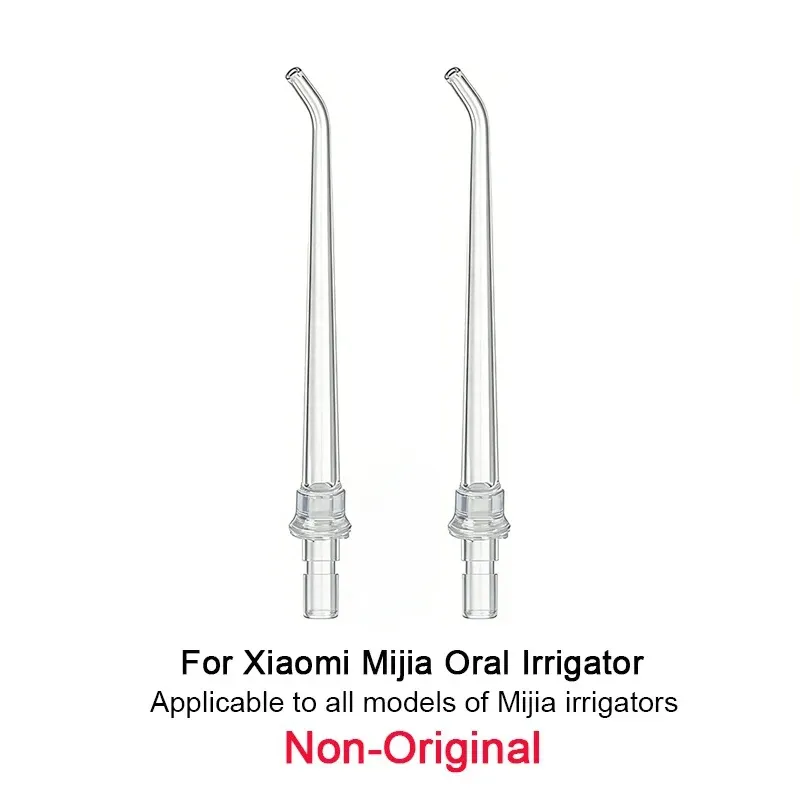 Ersatz-Wasserflosser-Düsen für XIAOMI Mijia Munddusche, alle Modelle, Waterpick Standard/ kieferorthopädische Nachfüllspitzen, 2 Stück