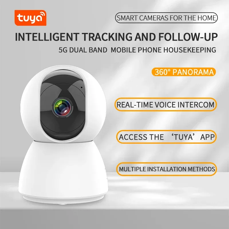 1080P Tuya Smart Mini WiFi IP Kamera Indoor Drahtlose Überwachung Auto Tracking Von Menschen Home Security CCTV Baby Pet monito