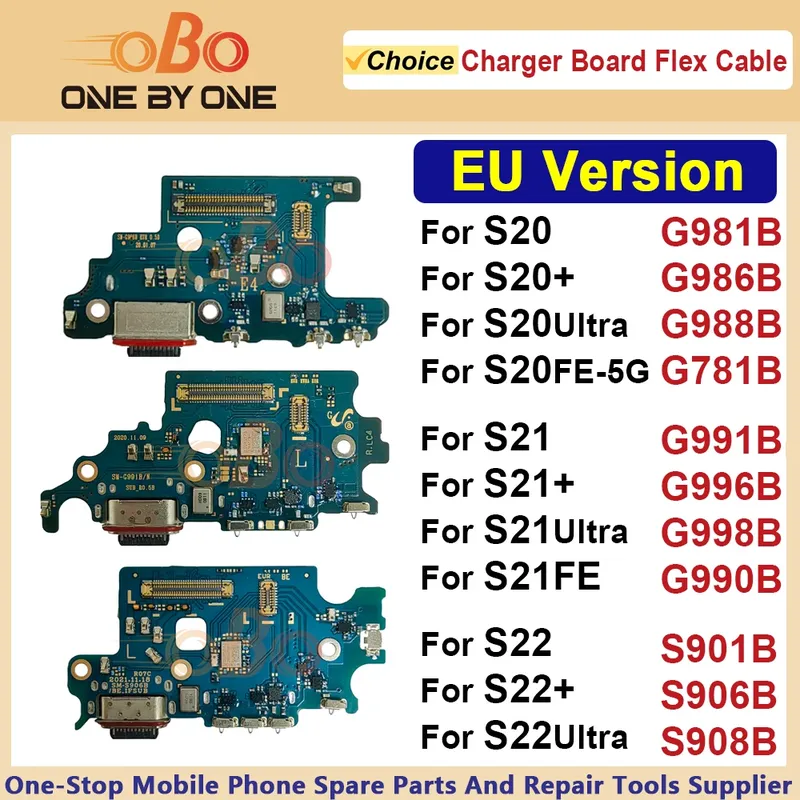 Dock USB Ladegerät Board Connector Lade Port Flex Kabel Für Samsung S20 S21 S22 Ultra Plus FE G986B G998B S906B S908B (1PC)