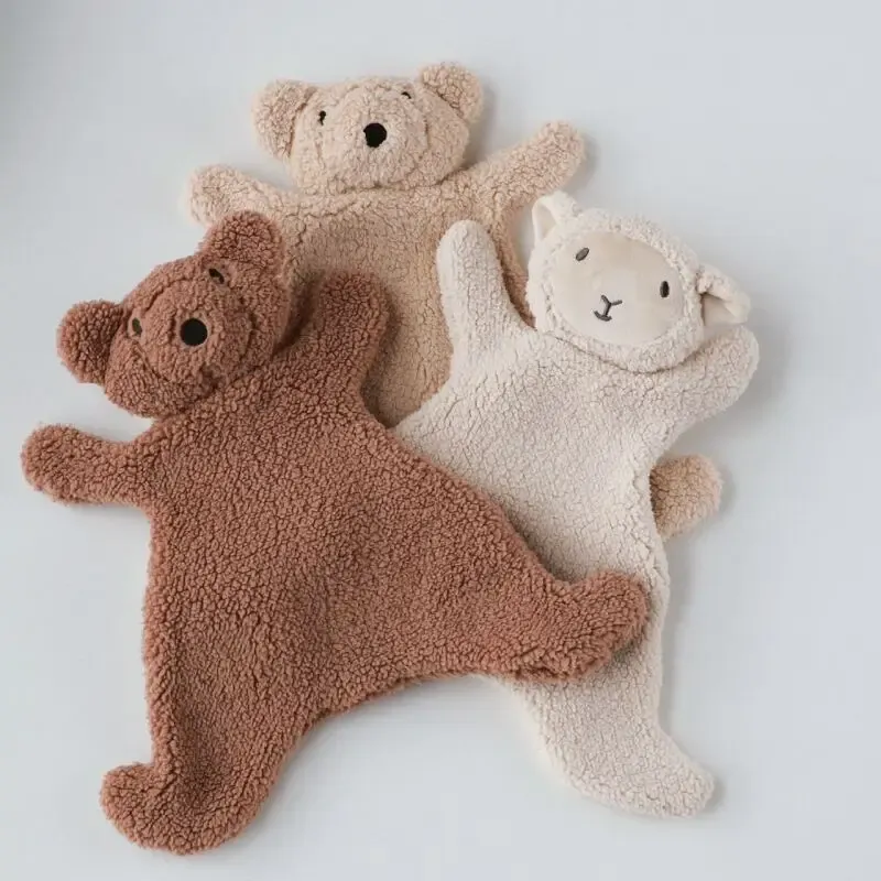 1PCS Baby Komfort Handtuch Baumwolle Tröster Decke Weiche Neugeborenen Schlafen Puppen Kinder Mode Schlaf Spielzeug Beruhigen Beschwichtigen Handtuch Lätzchen