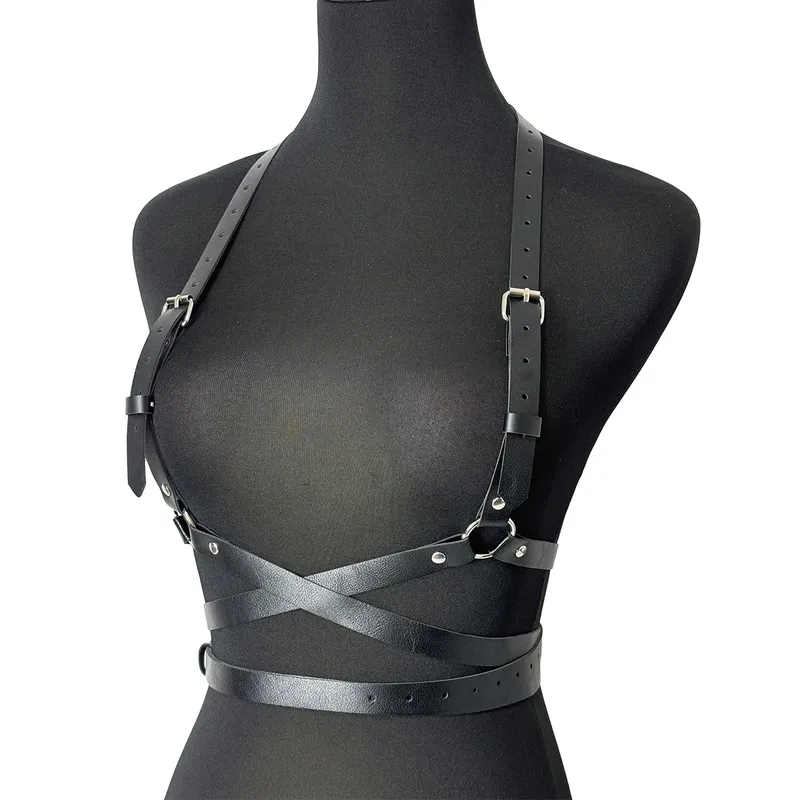 Frauen Punk Mode Gürtel Street Style Bund Hosenträger für Frauen Körper Harness Korsett Gürtel Gothic Kleidung Zubehör