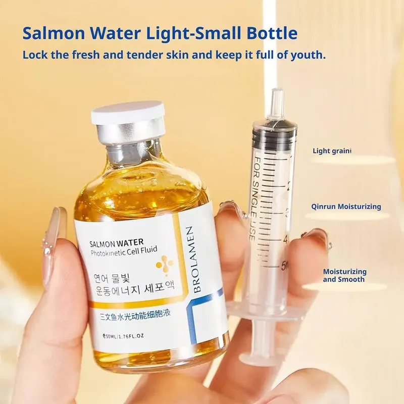 Hautverjüngungsessenz, koreanisches Lachs-Falten-Serum, stärkt die Hautbarriere-Funktion, 24-Stunden-Funktion, kontinuierliche Feuchtigkeit, Fiming-Pflege