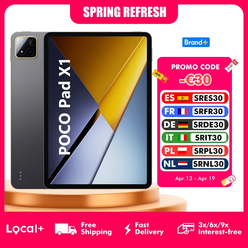 POCO Pad X1 8 GB 512 GB Tablet-PC 11'' 144 Hz Wi-Fi 6E 8850 mAh