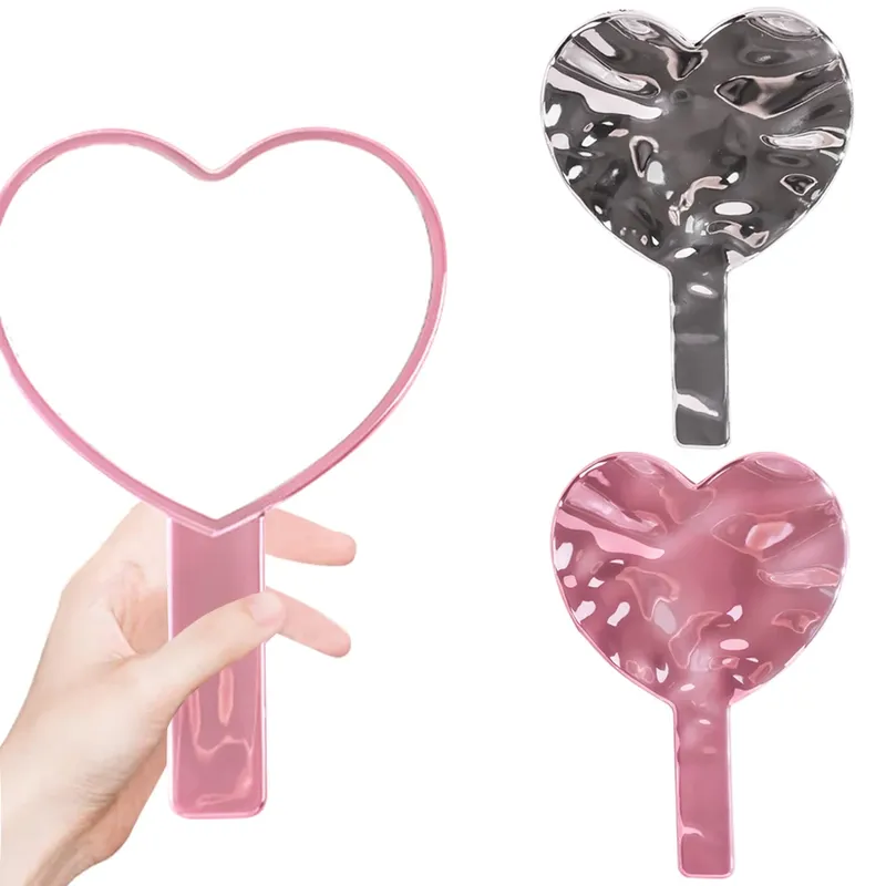 1pc Handheld Make-Up Spiegel Galvanisieren Spiegel Tragbare Wimpern Verlängerung Werkzeug Für Frauen Gesicht Spiegel Schönheit Zubehör