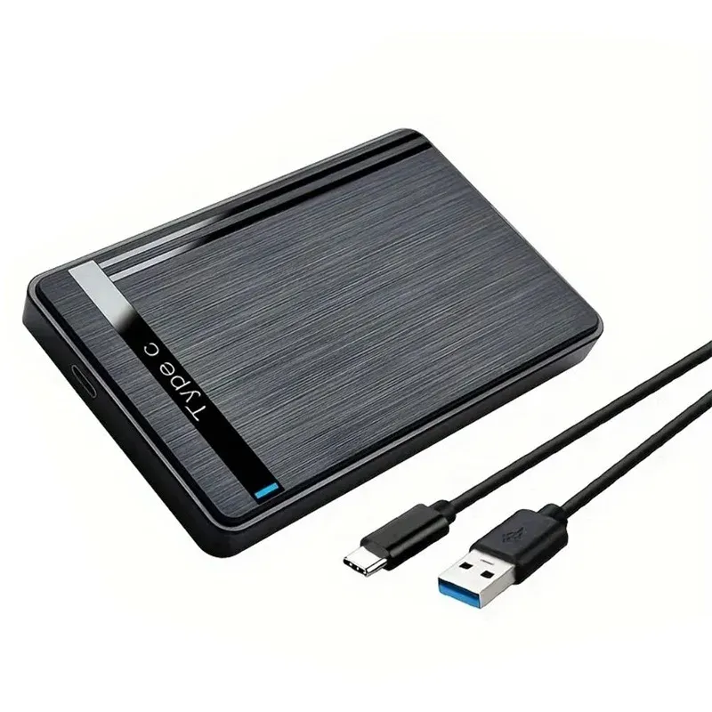 2,5 Zoll externes Festplattengehäuse USB 3.0/2.0/Typ C zu SATA Festplattengehäuse SSD Externer Speicher HDD-Gehäuse für Computer