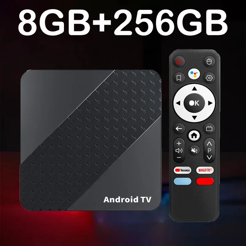 X10 8K Android 16 Smart TV Box BT6.0 Dual Wifi 5G RK3518 Google Assistant Ram 4GB 8GB Rom 128GB 256GB 4K Streaming Media Player