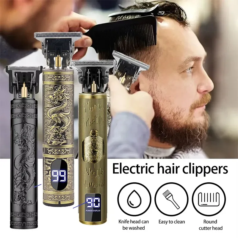 T9 Haarschneidemaschine Reparatur Bart Rasieren Körper Haarschneider Clippers Corteiz Elektrische Maschine Männer Haarschnitt Maschine 0mm Barber Rasierer