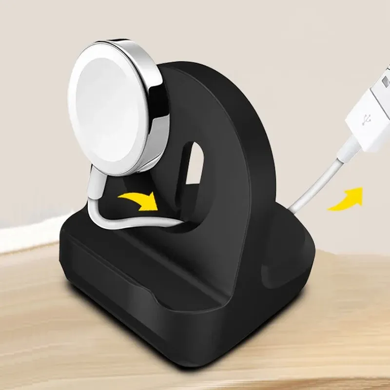 Ladeständer für Apple Watch Ultra 3/11/10/9/8 SE3, Silikon-Station, Dock, Lade-Desktop-Halter, iwatch ultra 2, Zubehör