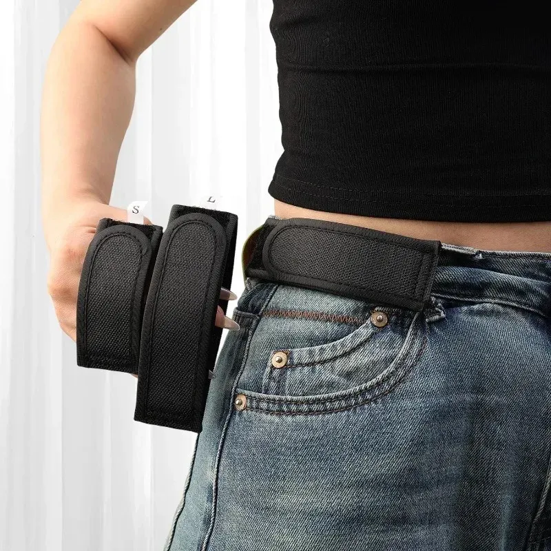Modischer, bequemer, stilvoller Gürtel für Herren, Schlaufen-Gürtel ohne Schnalle, ultraweich, elastische Gürtel ohne Schnalle, Unisex-Taillengürtel ohne Schnalle