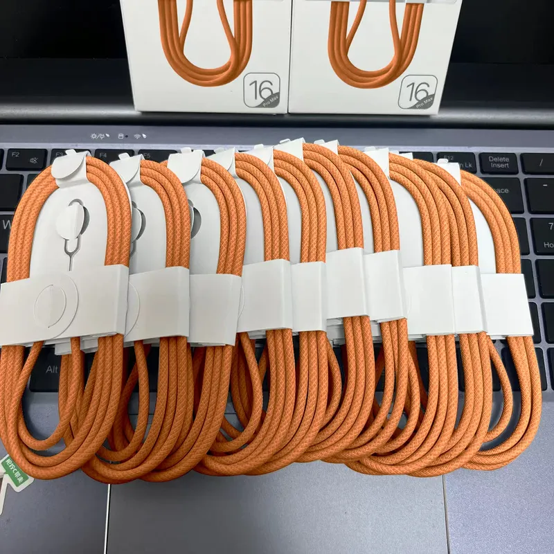 1-50Pcs PD 60W Original Schnelle Ladegerät Geflochtene Kabel Für iPhone 17 15 14 13 12 11 16 Pro Max Typ C Ladekabel Telefon Zubehör