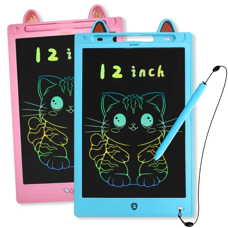 Neue 8,5 "/12" Reißbrett LCD Schreiben Tablet Für Kinder Montessori Pädagogisches Spielzeug Cartoon Magie Tafel Geburtstag Weihnachten geschenk