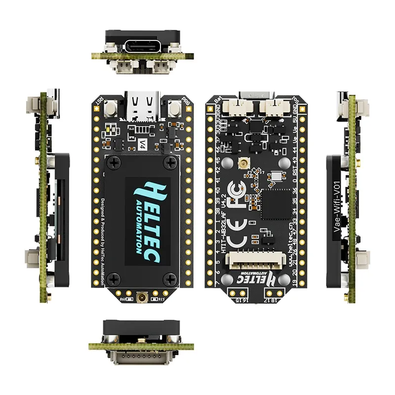 Heltec WiFi LoRa 32 V4 ESP32 SX1262 GPS 0,96 Zoll OLED Solarbetriebenes Dev-Board WiFi BLE Low Power Typ C für Arduino IoT