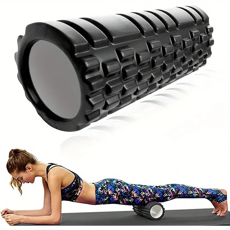 Schaumstoffrolle, EVA-Muskelrolle für Yoga, Pilates, Rückentraining, Physiotherapie, 30 x 8 cm