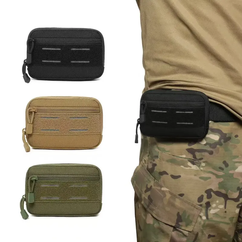 Taktische Molle Admin Tasche Outdoor EDC Werkzeug Tasche Taille Fanny Pack Outdoor Sport Jagd Zubehör Tasche Medizinische Tasche für Camping