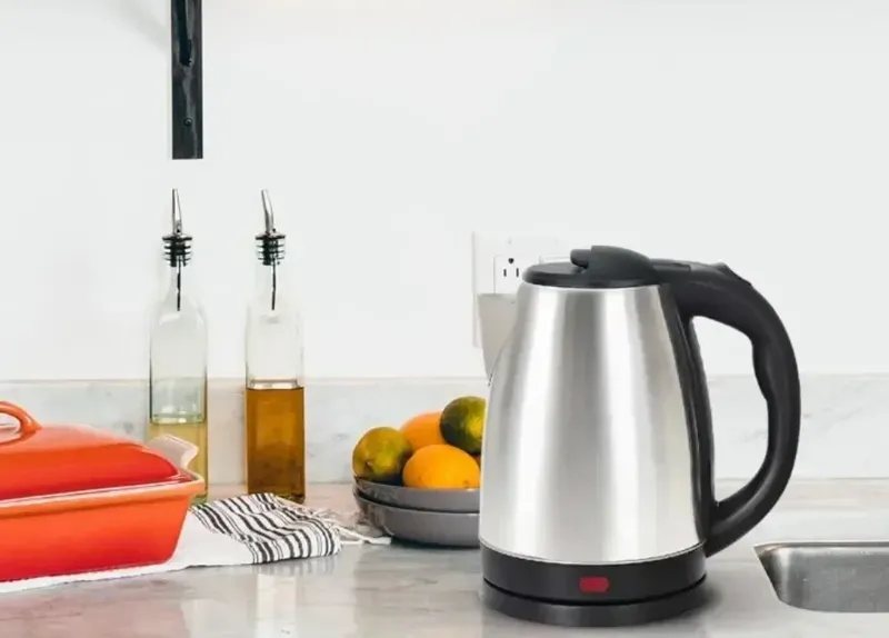 2L Lebensmittelqualität Edelstahl Wasserkocher Schnell Kochendem Warmwasserbereiter Mehrzweck-Teekanne Kaffee Getränk Täglicher Heimgebrauch