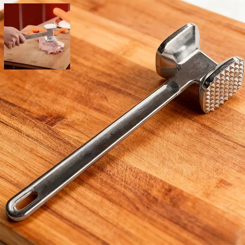 Aluminium Legierung Fleisch Hammer Steak Fleisch Hammer Haushalt Große Reihe Lose Fleisch Rindfleisch Hammer doppelseitige Fleisch Hammer Küche werkzeuge