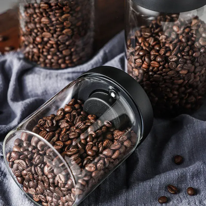 Neue Bean Kaffee Lagerung Container Vakuum Dichtung Container Kaffee Bean Lagerung Versiegelt Container KFSN001