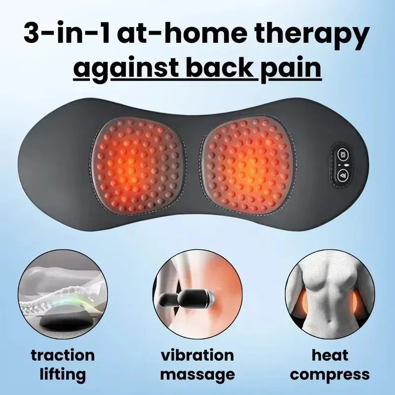 Rückenkissen Heizung Vibration Schlafkissen Lordosenstütze Massagekissen Mutterschaftsbett Schlafen Lordosenstütze