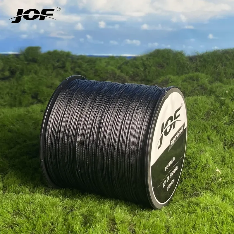 Jof 8 Stränge 1000m 500m 300m Karpfen Angelschnur geflochten pe Multi filament x8 Fäden webt 20-100lb Peche Zubehör