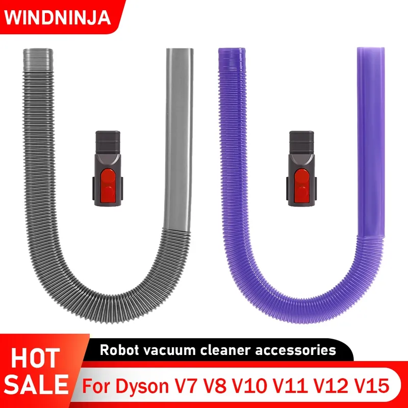 Trockner-Entlüftungsschlauch-Aufsatz für Dyson V7 V8 V10 V11 V12 V15 Kabelloser Staubsauger Fusselentferner Flexibler Spaltreinigungsschlauch
