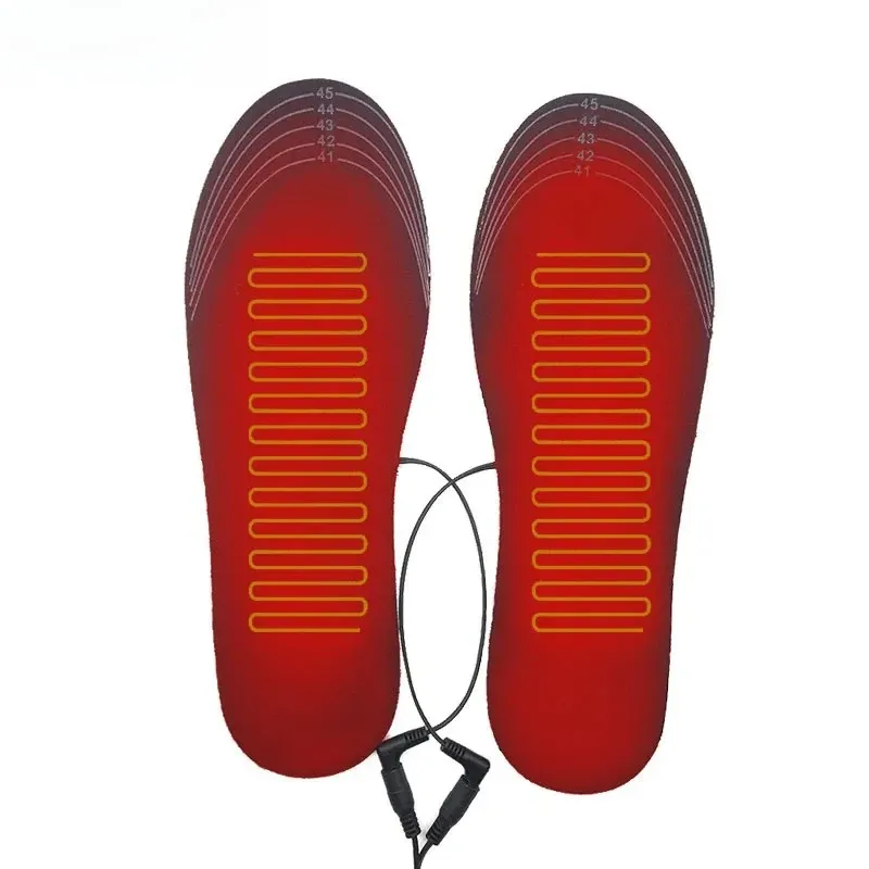 USB-beheizte Einlegesohlen, elektrische Fußwärmematte, Fußwärmer, Sockenmatte, Winter-Outdoor-Sport-Heizsohle, Winterwärme