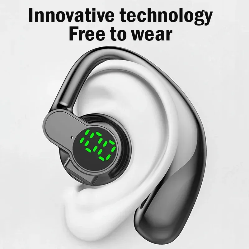Drahtlose Bluetooth-Kopfhörer, vollständig offenes Headset, Luftleitung, Ohrbügel-Ohrhörer, Freisprecheinrichtung, Geräuschunterdrückung, Audifonos Sports