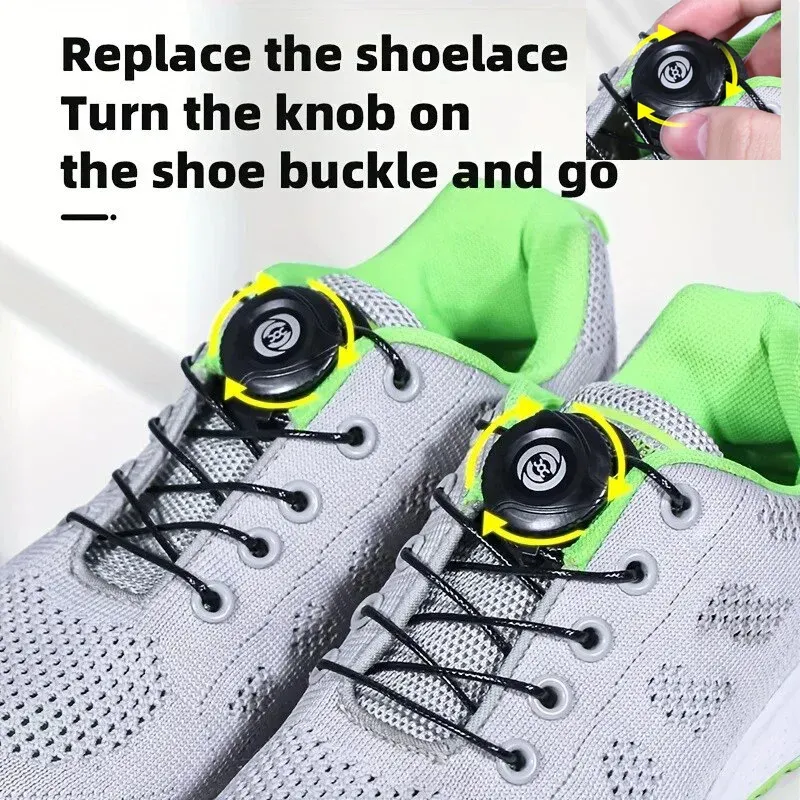 1 paar Einstellbare Automatische Schnalle Seil Universal Kinder/Erwachsene Schnell Stretching Lock Faul Schnürsenkel Sneaker Keine Krawatte Schnürsenkel schuh