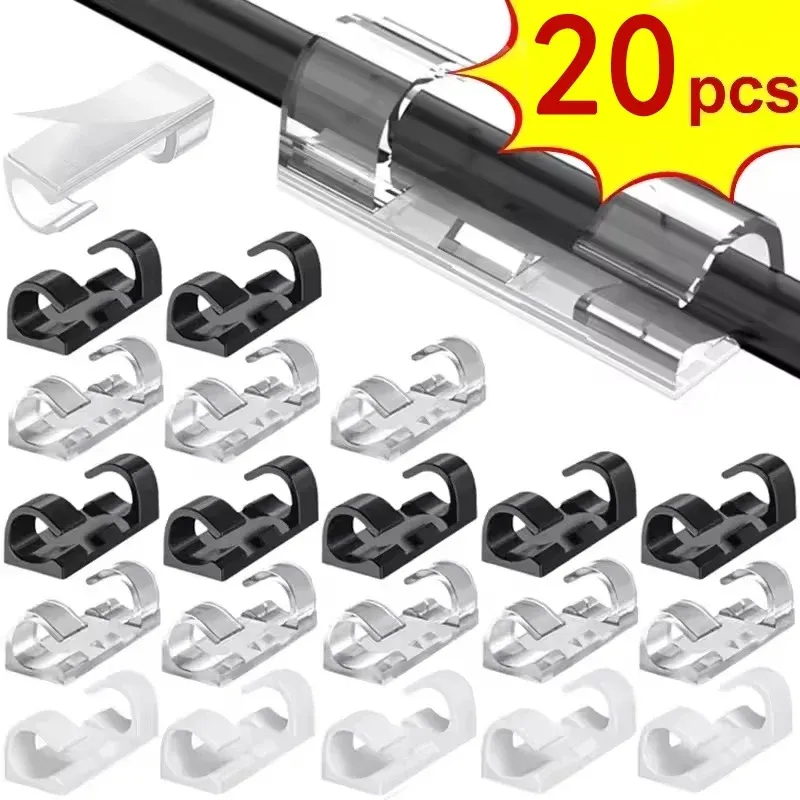 Kabel Clips Organizer Drop Draht Halter Kabel Management Selbst-Kleber Kabel Manager Feste Klemme Draht Wickler Für Kopfhörer Maus