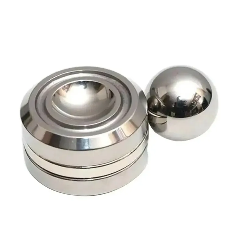 Erwachsenen-Schreibtisch-Stressabbau-Metall-Fidget-Spielzeug, Entspannungs-Hypnose-Rotationskreisel, Fingerspitzen-Spielzeug, Kinetischer Rundspinner, Geschenk für Kinder