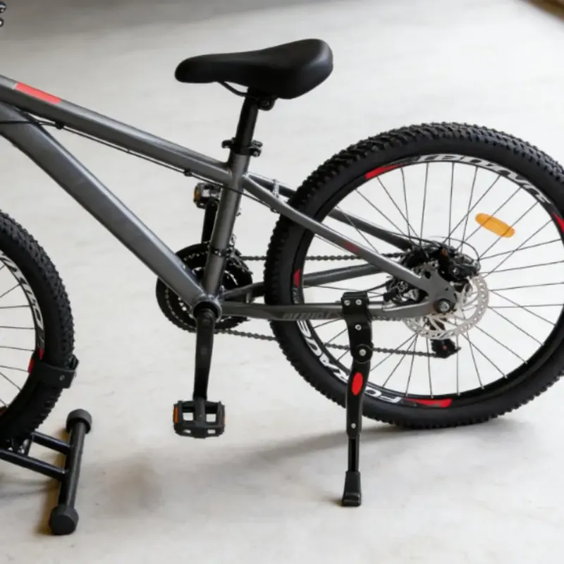 Verstellbarer Fahrradständer Parkständer Fahrrad-Seitenständer für 22 24 26 Zoll Mountainbikes