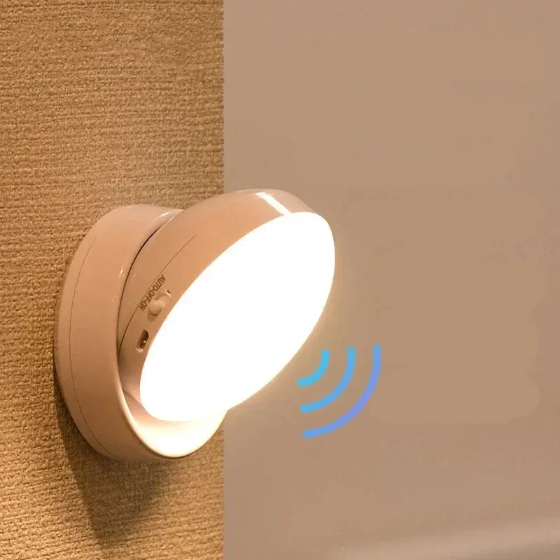 LED Nachtlicht USB Lade Intelligente Menschliche Induktion Für Nachttisch Hause Kleiderschrank Beleuchtung Motion Sensor Licht led Lampe - 9 EUR