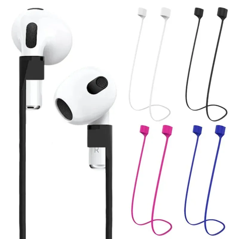 Magnetische Anti-verloren Seil Strap Silikon Kopfhörer String Für Airpods 4 3 2 1 Drahtlose Bluetooth Kopfhörer Neck Straps zubehör