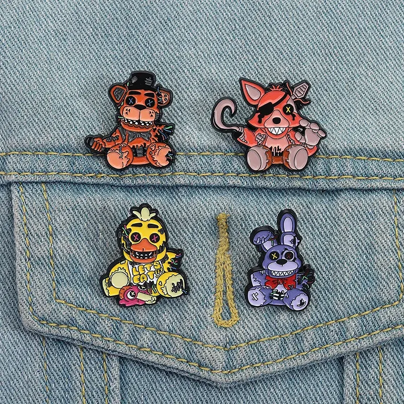 Personalisierte Anime-Charaktere Emaille Pin Maler Brosche Pins Abzeichen auf Rucksack Kleidung Accessoires lustiger Schmuck Freunde Geschenke