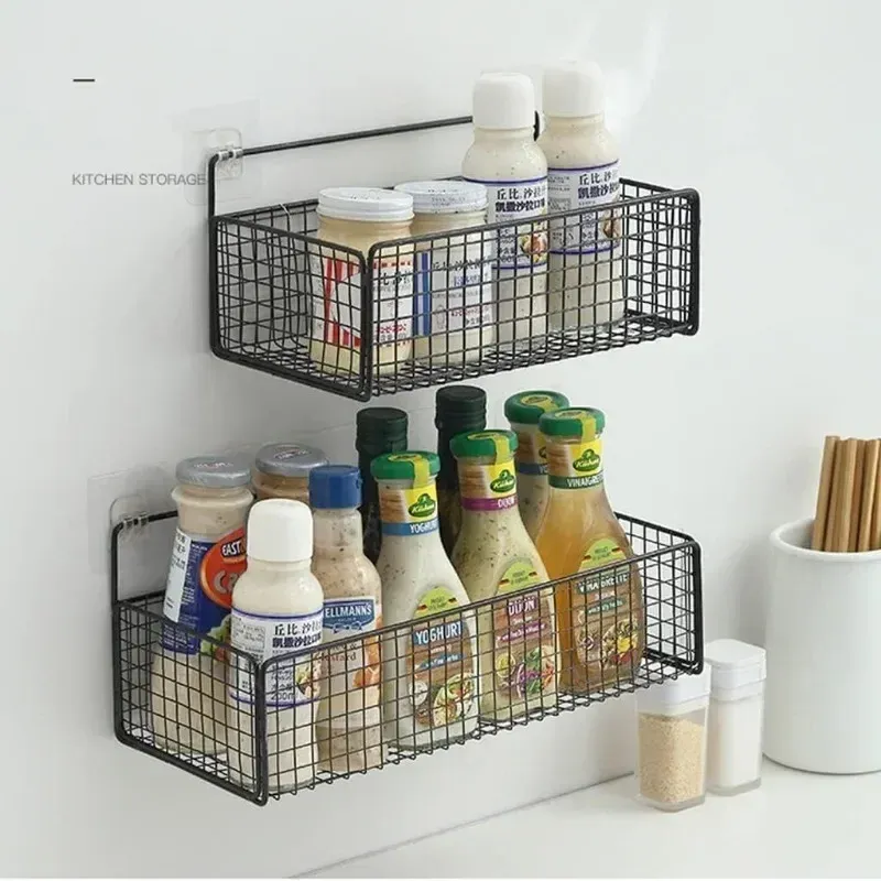 Badezimmer-Organizer, multifunktionaler Toilettenartikel-Organizer, ohne Bohren, Badezimmerregal, Badezimmer-Küchen-Wandregal, Aufbewahrungsregal