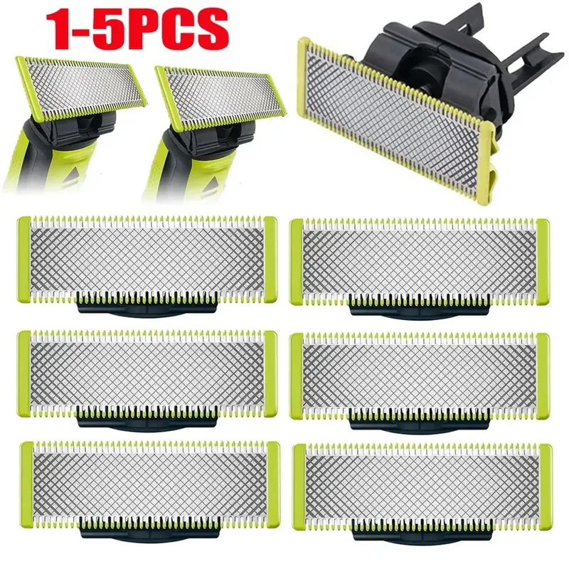 Ersatzklinge für Rasierer und Ersatzköpfe für Nasenhaartrimmer für OneBlade QP2520 QP2630 QP6510 Barttrimmer