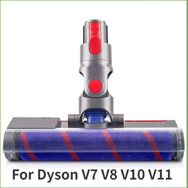 HOMEFISH Staubsauger Elektrische Bodenbürste Saugkopf für Dyson V7 V8 V10 V11 V15 Kabellose Staubsauger Teile